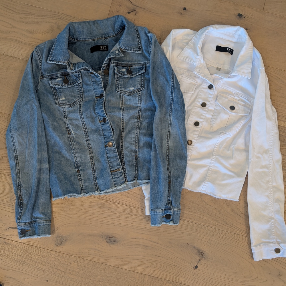 Kut from the Kloth Women's Denim and White Jackets (Bundle)